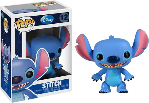 Miniatura 6 de POP Disney: Lilo & Stitch - Figura de vinilo Funko Serie 1 Stitch (incluye funda protectora de caja compatible)