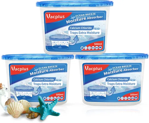Miniatura 5 de Vacplus Absorbentes de humedad - Deshumidificadores para armario, cajas eficientes absorbentes de humedad que recogen el exceso de humedad