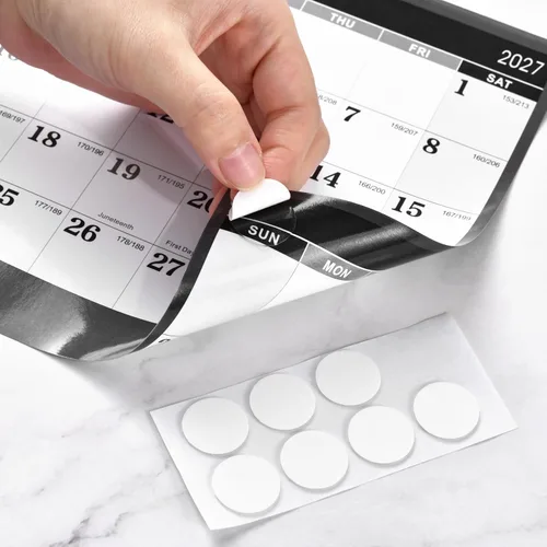 Miniatura 7 de Calendario anual de pared 2026-2027 - Calendario de pared 2026-2027 borrado en seco, julio de 2026 a junio de 2027, 34.6 x 22.9 pulgadas, calendario