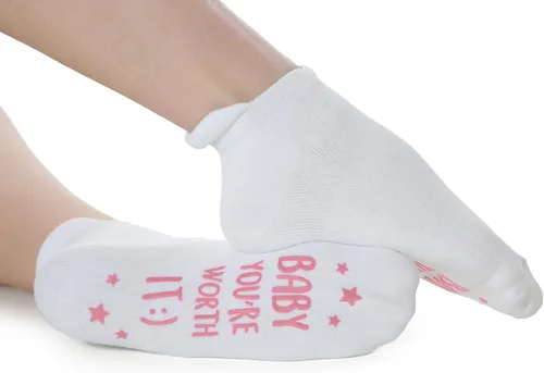 Miniatura 3 de Kindred Bravely Calcetines de presión antideslizantes inspiradores para el parto, para el parto, para la maternidad, lo vales!