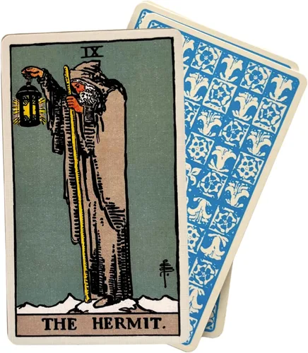 Miniatura 5 de Baraja de tarot clásica de 1909 - Cartas de tarot de reproducción vintage con ilustraciones originales de 1909 - Acabado de lino - Regalo espiritual