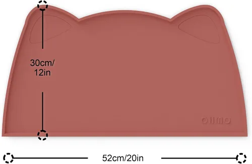 Miniatura 2 de OHMO - Alfombrilla para Comida de Gatos, Alfombrilla de Alimentación de Mascotas de Silicona para Suelo Antideslizante Impermeable, Bandeja