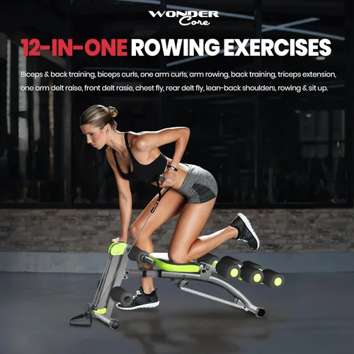 Miniatura 3 de WONDER CORE 2 Total Gym Machine, Ab Workout Equipment, Adjustable Ab Machine for Stomach Workout, Sit Up Exercise Equipment for Home Workouts
