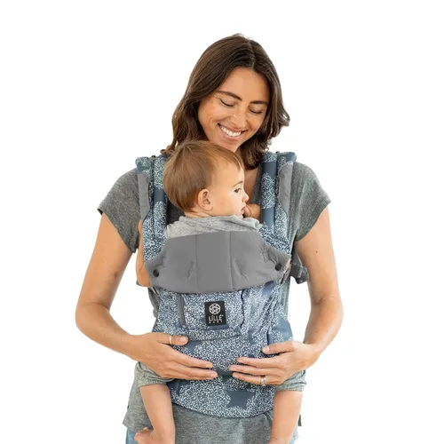 LÍLLÉbaby Portabebés ergonómico 6 en 1 para bebés con soporte lumbar (7-45 libras), uso de bebé de 360 grados, orientado hacia adentro y hacia