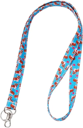 Corgi - Llavero para identificación de perro, cordón de algodón para preescolar, regalo para profesores y compañeros de trabajo para ella y jefe