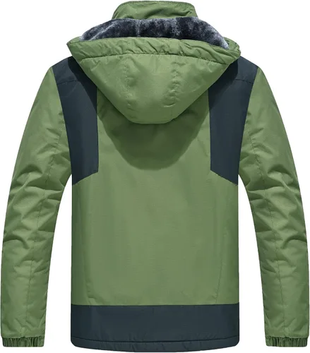 Miniatura 2 de Chaqueta de esquí de invierno para hombre, chaqueta de lluvia impermeable a prueba de viento
