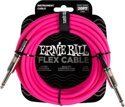 Miniatura 10 de Ernie Ball - Cable de instrumento flex recto/recto 10 pies - Negro (P06434)