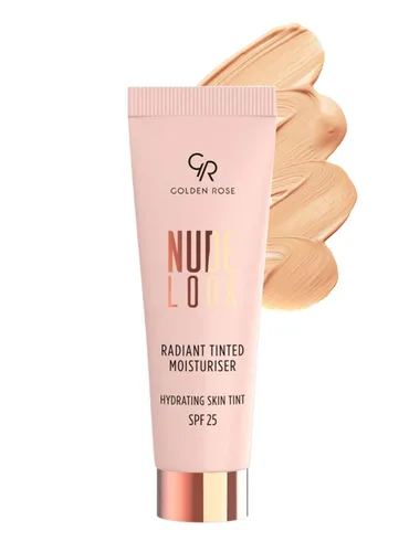 Golden Rose Crema hidratante teñida desnuda para el tono facial Smart Sunscreen SPF 25 (tinte limpio)