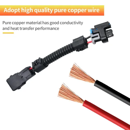 Miniatura 2 de 8 piezas LS1 LS6 LT1 EV1 juego de cables de inyector, conectores para Multec LQ4, LQ9 adaptadores Delphi 4.8 5.3 6.0