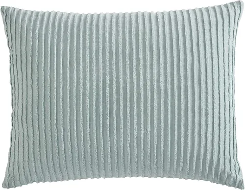 Miniatura 25 de Beatrice Home Fashions Colcha de chenilla de canal, matrimonial, color azul