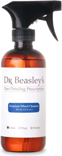 Dr. Beasley's Limpiador de ruedas prémium para automóviles de 12 onzas líquidas, elimina el polvo, la suciedad y la grasa en las ruedas, se adhiere
