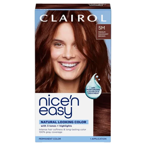 Miniatura 79 de Clairol Nice'n Easy Tinte Permanente para el Cabello, 6 Castaño Claro, Paquete de 3 6 marrón claro