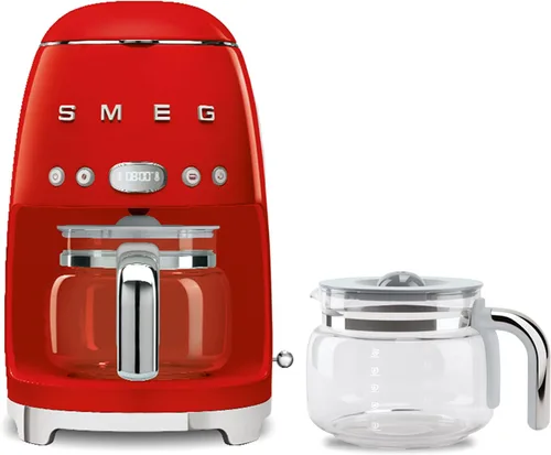 Miniatura 3 de Smeg Cafetera de goteo retro de los años 50 con jarra de vidrio extra (azul pastel)