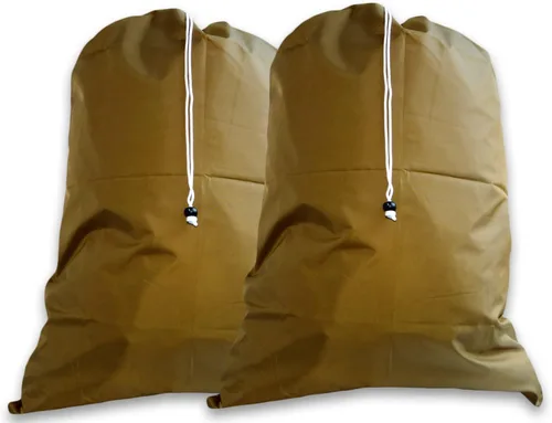 Miniatura 34 de Bolsa de lavandería extra grande y resistente, color negro, (2 unidades)