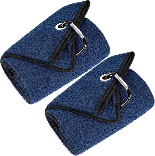 Miniatura 30 de Mile High Life Premium Waffle-Weave Golf Towel 16" X 24" Extra Absorbent & Quick-Dry Ultra-Soft Microfiber Carabiner Clip Multi