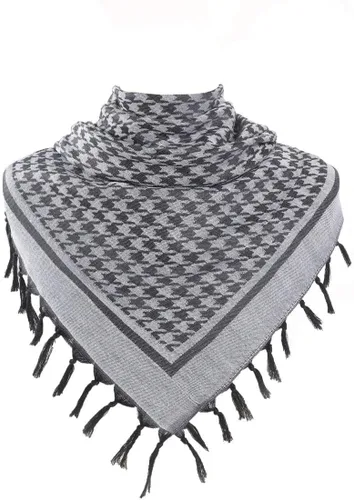 Miniatura 2 de Shemagh - Bufanda táctica militar para la cabeza y el cuello para hombres y mujeres, Keffiyeh, (azul marino), Azul marino