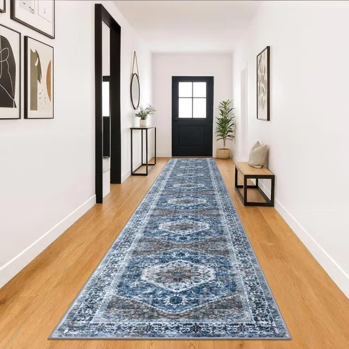 Miniatura 205 de KOZYFLY Alfombra Pequeña de Área 2x3 Pies Alfombras para Entrada Lavable Boho Alfombra de Entrada Antideslizante Tapete de Puerta Interior Entrada