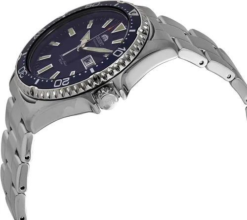 Miniatura 4 de ORIENT Reloj analógico automático para hombre con correa de acero inoxidable RA-AA0002L19B, azul, pulsera, Azul, Pulsera