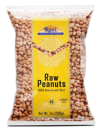 Miniatura 23 de Cacahuetes Rani, enteros crudos con piel (sin cocer, sin sal) 80 onzas (5 libras) 5.0 lbs a granel ~ Todo natural Vegano Kosher Apto