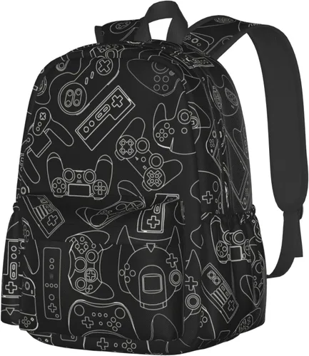 Miniatura 8 de Mochila de gran capacidad con diseño de calavera y floral, ligera, personalizada, para computadora portátil, tableta, mochila escolar de viaje