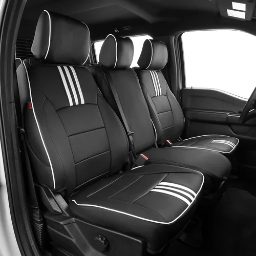 Miniatura 9 de EKR Fundas de asiento F150 para Ford F-150 STX 2024-2026 y F150 XL/XLT/Tremor 2021-2026 y (Lightning) F-150 Pro/XLT/Flash 2022-2024, resistentes