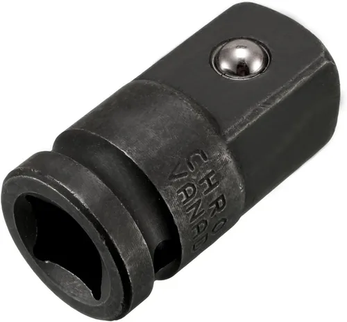 Miniatura 7 de uxcell Reductor de enchufe de impacto de 1/2" (hembra) x 3/8" (macho) para uso con llaves de impacto de aire, barras rompedoras, trinquetes, acero