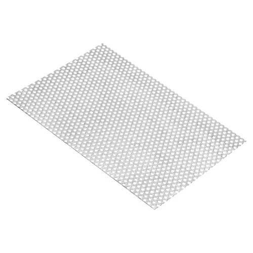 Miniatura 9 de PATIKIL Hoja perforada de acero inoxidable 304 de 11.8 x 4 pulgadas, agujero de 0.2 pulgadas 19GA expandido de malla metálica para rejilla