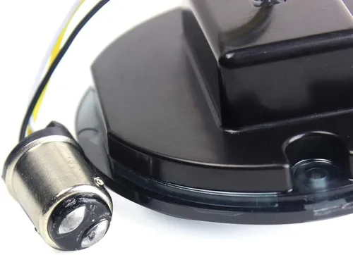 Miniatura 4 de ZYTC - Juego de 2 micas Touring OEM ahumadas de 3.25 pulgadas para motocicleta Harley Davidson, Electra Glides