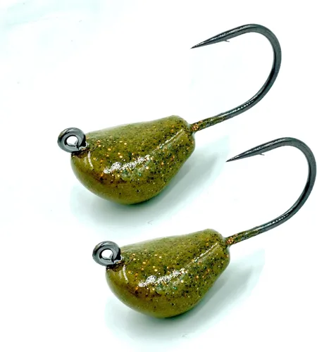 Miniatura 20 de Tautog Jig, Sheepshead Standup Style Jig, paquete de 2 ~ 5, tamaños de 1/2-2 onzas, recubrimiento en polvo premium y fabricado en los Estados Unidos