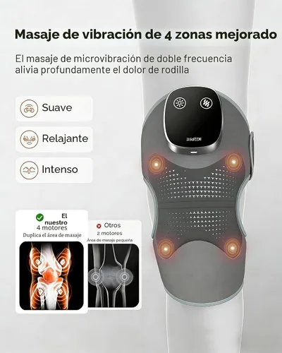 Miniatura 3 de IKEEPFIT Masajeador de rodilla con vibración de calor para aliviar el dolor MAXwarm 5.0 [2026 actualizado] - Rodillera calentada con 5 niveles