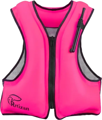 Miniatura 13 de Rrtizan Chaleco inflable de esnórquel para adultos, chaleco de esnórquel de viaje para esnórquel, paddleboard, natación, chaleco de esnórquel
