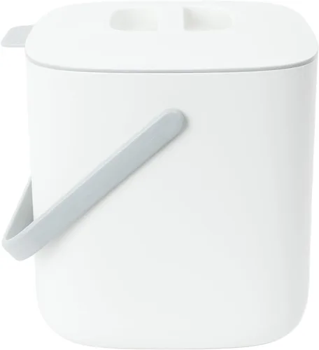 Miniatura 10 de BLUE GINKGO - Basurero de cocina [2.6L / 0.69 GAL] – Cubo de desperdicios de alimentos sin filtro, hermético a olores, para encimera, con asas Verde