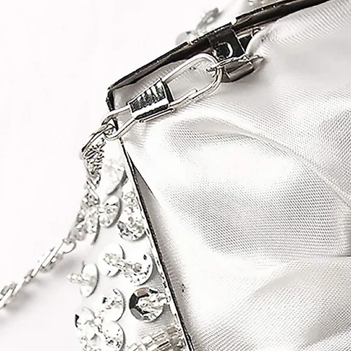 Miniatura 2 de Bolso de noche para mujer bolso de mano grande bolso de mano para mujer bolso de fiesta boda bolso para mujer negro M