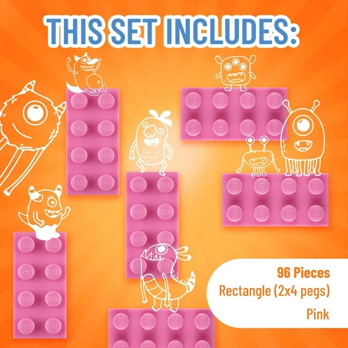 Miniatura 3 de Strictly Briks - Classic Briks - Kit de iniciación de construcción 100 % compatible con todas las principales marcas de bloques