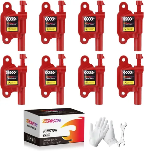 Paquete de 8 bobinas de encendido compatibles con Cadillac Chevy GMC Pontiac G8 Grand Prix Tahoe Yukon Silverado Impala Trailblazer Avalanche 5.3L