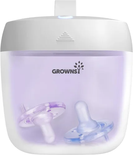 Miniatura 7 de GROWNSY Desinfectante de Chupones Portátil, Desinfectante de Luz UV Para Llevar, Estuche Desinfectante con Carga USB, Mini Desinfectante de Chupones