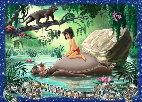 Miniatura 2 de Ravensburger Disney Collector's Edition Jungle Book - Rompecabezas de 1000 piezas para adultos, cada pieza es única, la tecnología Softclick