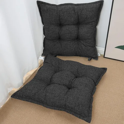 SINSOSSO - Almohadas de suelo grandes de 22 pulgadas, de espuma viscoelástica, cuadradas, antideslizantes, para respaldo de oficina, yoga, asiento