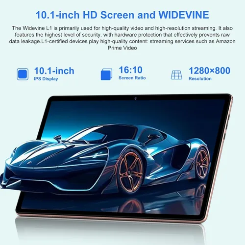 Miniatura 5 de 2025 Tablet Android 14 de 10 pulgadas con 22 GB RAM 128 GB ROM 1 TB de expansión, tablets con teclado ratón, Octa-Core, batería de 8000 mAh