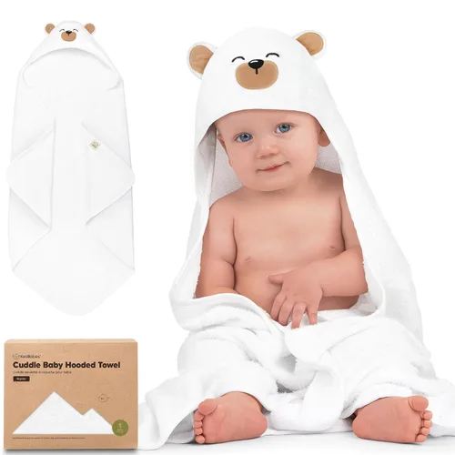 Miniatura 31 de KeaBabies Toalla de bebé con capucha para recién nacido, viscosa derivada de bambú, toallas de baño grandes con capucha para niños, niñas, niños
