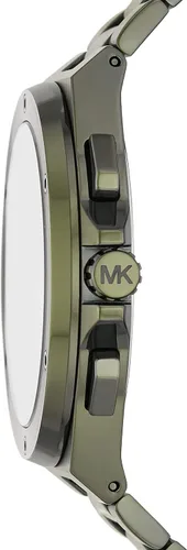 Miniatura 2 de Michael Kors Lennox - Reloj cronógrafo de acero inoxidable para hombre con correa de acero o silicona