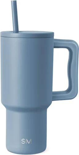 Miniatura 54 de Simple Modern Vaso Trek de 40 oz con Asa y Tapa con Pajilla Vaso de Viaje Aislado de Acero Inoxidable Apto para Portavasos Slumberland