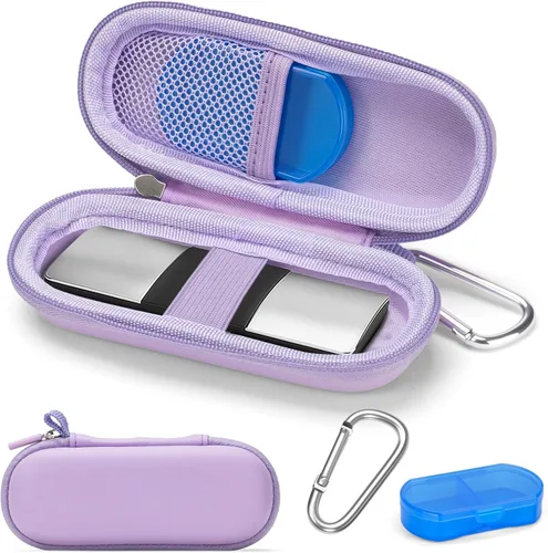 Miniatura 10 de Funda para monitor de electrocardiograma personal KardiaMobile de 1L 6L, estuche de transporte duro de viaje para AliveCor Kardia Heart Monitor