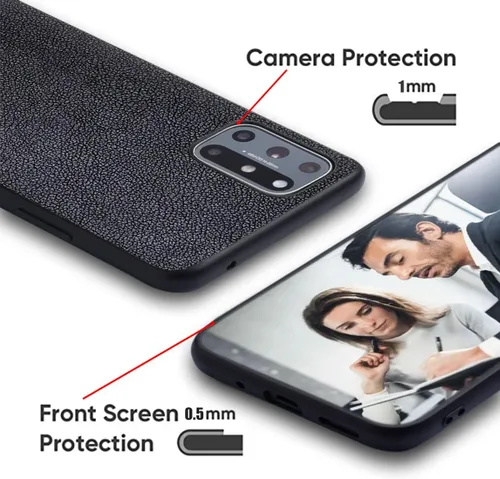 Miniatura 3 de Funda protectora completa para Google Pixel 7, funda de cuero premium para teléfono con diseño retro para Google Pixel 7 5G (negro)