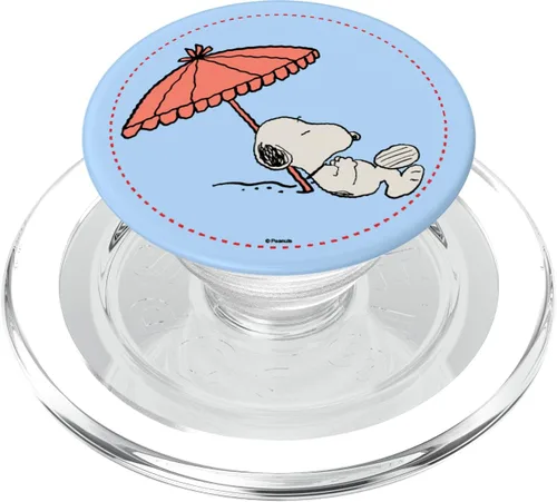 Miniatura 8 de Cacahuetes Snoopy Beach Bum PopSockets intercambiable PopGrip
