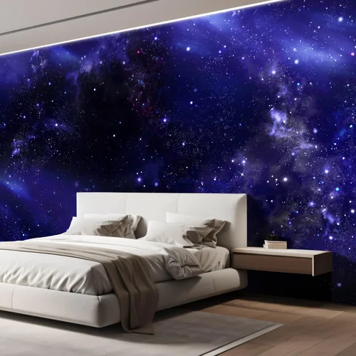 Miniatura 4 de wall26 - Cielo nocturno estrellado Espacio exterior profundo - Mural de pared extraíble Papel pintado autoadhesivo grande - 100x144 pulgadas Obra