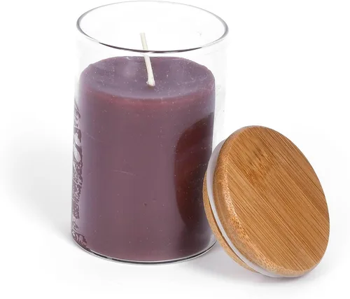 Miniatura 34 de BeeTheLight Vela de Cera de Abeja en Tarro - 100% Cera de Abeja Pura de EE.UU. en Recipiente de Vidrio - Vainilla y Miel