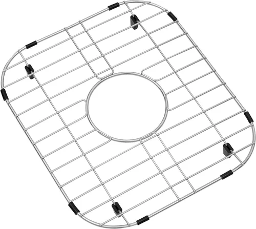 Miniatura 15 de Rejilla de fregadero de cocina Zeesink, protectores de fregadero de 18 1/2" X 13 3/8", rejilla de fregadero de acero inoxidable con drenaje central