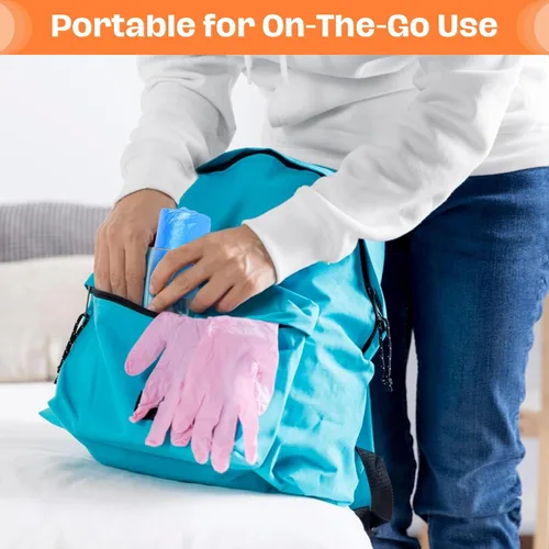 Miniatura 8 de Frontline Fundas de zapatos desechables impermeables, plástico premium grueso reciclable, resistencia al deslizamiento, duraderas, botines