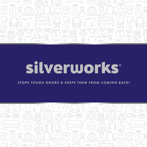 Miniatura 7 de SilverWorks! Desodorizador Eliminador de olores para ropa - Hojas de lavadora con infusión de iones de plata natural - Desodorizador de lavandería